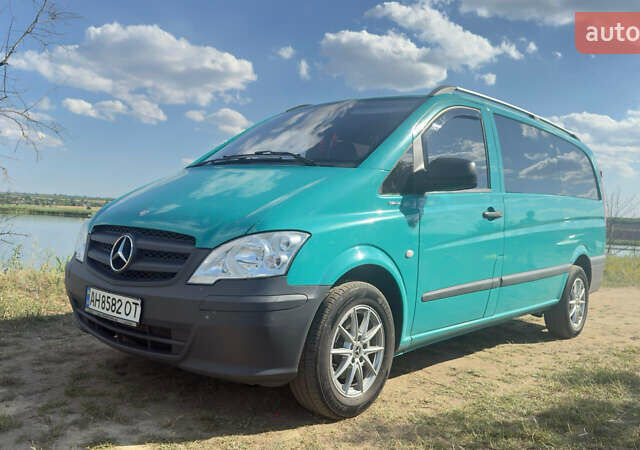 Зеленый Мерседес Вито, объемом двигателя 2.14 л и пробегом 200 тыс. км за 13500 $, фото 17 на Automoto.ua