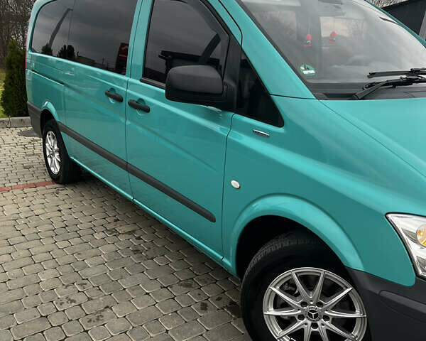 Зеленый Мерседес Вито, объемом двигателя 2.1 л и пробегом 203 тыс. км за 13500 $, фото 3 на Automoto.ua