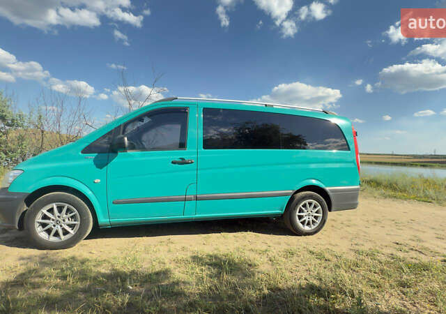 Зеленый Мерседес Вито, объемом двигателя 2.14 л и пробегом 200 тыс. км за 13500 $, фото 16 на Automoto.ua