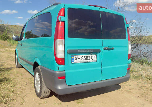 Зеленый Мерседес Вито, объемом двигателя 2.14 л и пробегом 200 тыс. км за 13500 $, фото 14 на Automoto.ua