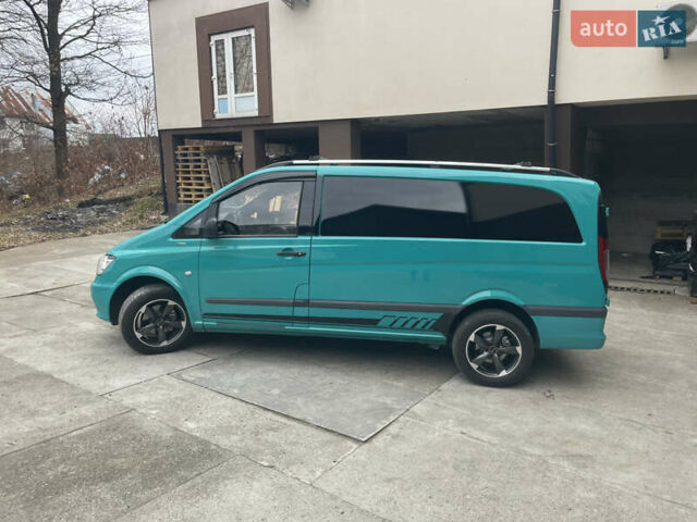 Зеленый Мерседес Вито, объемом двигателя 2.2 л и пробегом 202 тыс. км за 14150 $, фото 2 на Automoto.ua
