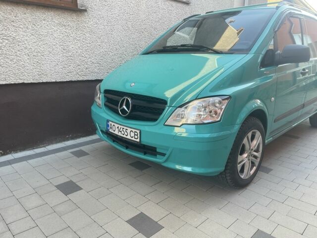 Зеленый Мерседес Вито, объемом двигателя 2.1 л и пробегом 202 тыс. км за 14200 $, фото 10 на Automoto.ua