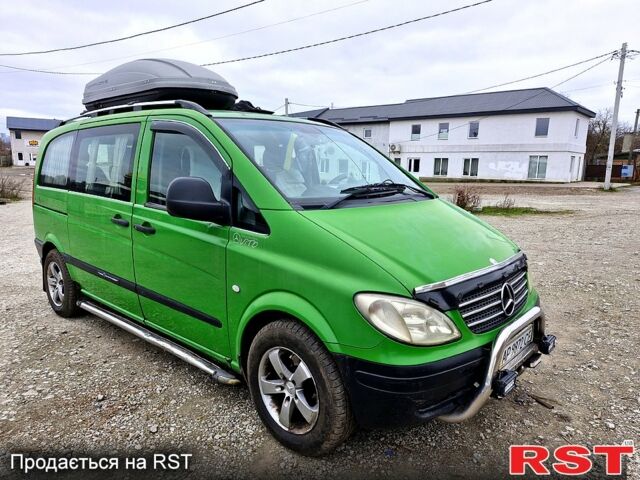Зеленый Мерседес Вито, объемом двигателя 2.1 л и пробегом 296 тыс. км за 6200 $, фото 5 на Automoto.ua