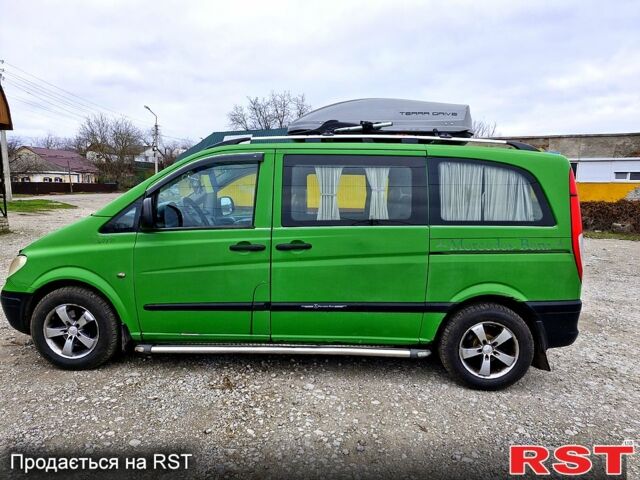 Зеленый Мерседес Вито, объемом двигателя 2.1 л и пробегом 296 тыс. км за 6200 $, фото 2 на Automoto.ua