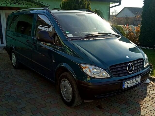 Зеленый Мерседес Вито, объемом двигателя 2.1 л и пробегом 186 тыс. км за 9900 $, фото 1 на Automoto.ua