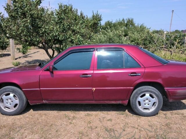 Красный Мерседес В124, объемом двигателя 3 л и пробегом 347 тыс. км за 2300 $, фото 2 на Automoto.ua