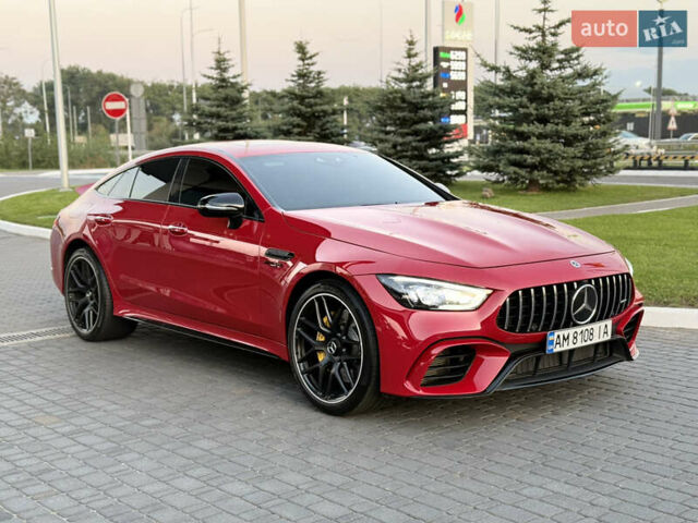 Красный Мерседес AMG GT 4-Door Coupe, объемом двигателя 4 л и пробегом 99 тыс. км за 90900 $, фото 4 на Automoto.ua