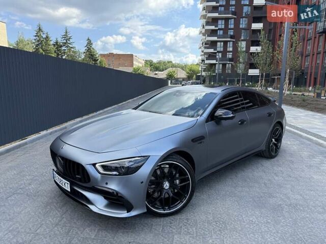 Серый Мерседес AMG GT 4-Door Coupe, объемом двигателя 3 л и пробегом 69 тыс. км за 85000 $, фото 2 на Automoto.ua