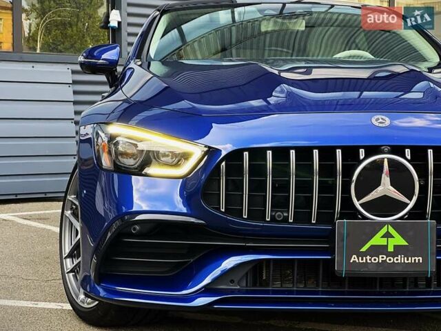 Синий Мерседес AMG GT 4-Door Coupe, объемом двигателя 3 л и пробегом 28 тыс. км за 98499 $, фото 10 на Automoto.ua
