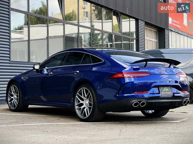 Синий Мерседес AMG GT 4-Door Coupe, объемом двигателя 3 л и пробегом 29 тыс. км за 94999 $, фото 19 на Automoto.ua