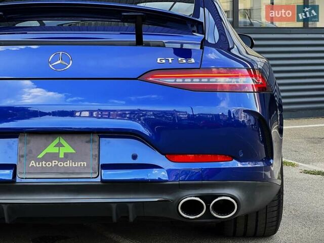 Синий Мерседес AMG GT 4-Door Coupe, объемом двигателя 3 л и пробегом 29 тыс. км за 93999 $, фото 22 на Automoto.ua