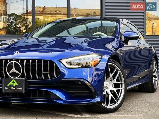 Синий Мерседес AMG GT 4-Door Coupe, объемом двигателя 3 л и пробегом 29 тыс. км за 94999 $, фото 6 на Automoto.ua