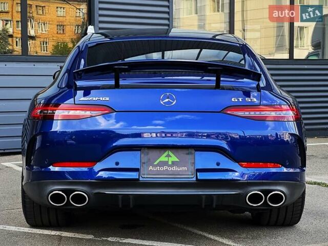 Синий Мерседес AMG GT 4-Door Coupe, объемом двигателя 3 л и пробегом 28 тыс. км за 98499 $, фото 16 на Automoto.ua