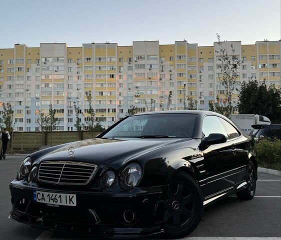 Черный Мерседес CLK-Class, объемом двигателя 3.2 л и пробегом 338 тыс. км за 8500 $, фото 3 на Automoto.ua