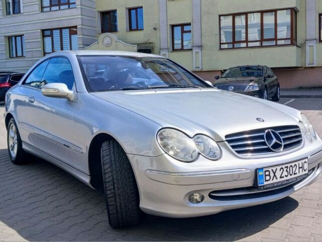 Серый Мерседес CLK-Class, объемом двигателя 1.8 л и пробегом 200 тыс. км за 7000 $, фото 1 на Automoto.ua
