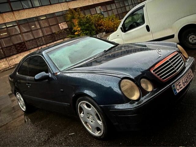 Синий Мерседес CLK-Class, объемом двигателя 3.2 л и пробегом 370 тыс. км за 3538 $, фото 1 на Automoto.ua