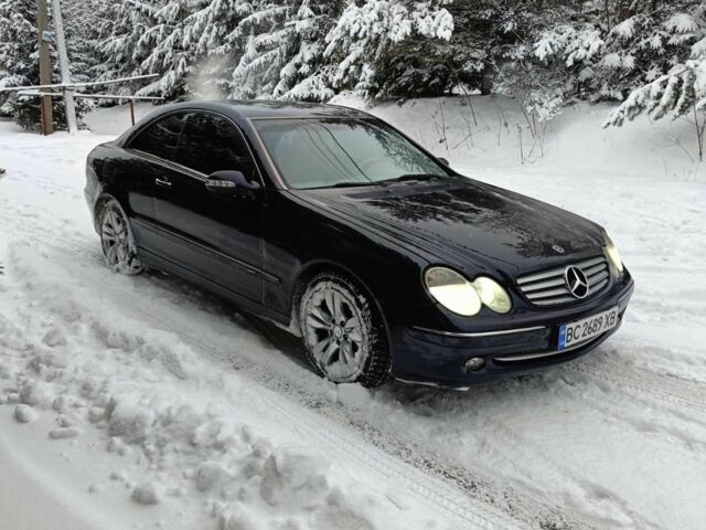 Синий Мерседес CLK-Class, объемом двигателя 2.6 л и пробегом 333 тыс. км за 6600 $, фото 1 на Automoto.ua