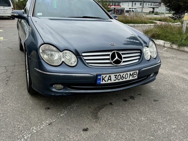 Синий Мерседес CLK-Class, объемом двигателя 2.7 л и пробегом 280 тыс. км за 6700 $, фото 3 на Automoto.ua