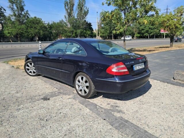 Синий Мерседес CLK-Class, объемом двигателя 2.7 л и пробегом 200 тыс. км за 7500 $, фото 1 на Automoto.ua