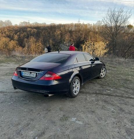 Синий Мерседес CLS серия, объемом двигателя 3 л и пробегом 262 тыс. км за 8800 $, фото 6 на Automoto.ua