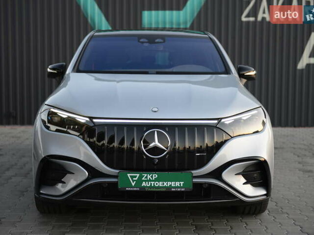 Серый Мерседес EQE SUV, объемом двигателя 0 л и пробегом 10 тыс. км за 100000 $, фото 1 на Automoto.ua