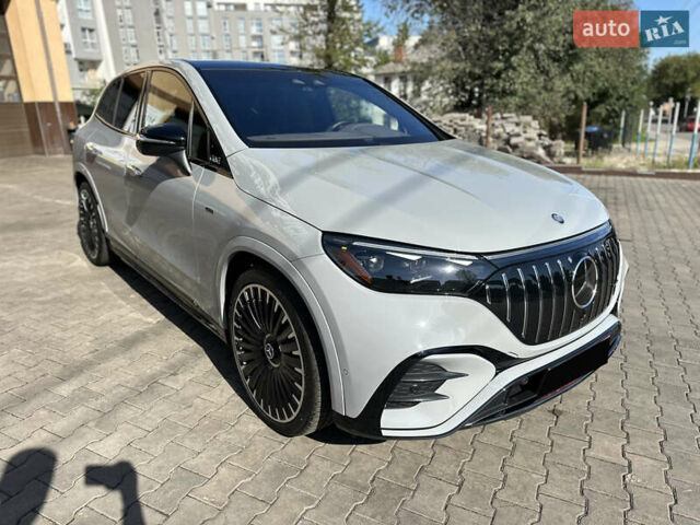 Серый Мерседес EQE SUV, объемом двигателя 0 л и пробегом 4 тыс. км за 88000 $, фото 1 на Automoto.ua