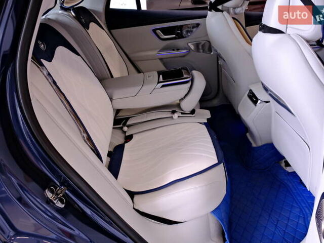 Синий Мерседес EQE SUV, объемом двигателя 0 л и пробегом 1 тыс. км за 62900 $, фото 41 на Automoto.ua