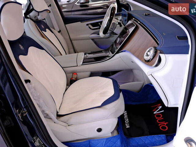 Синий Мерседес EQE SUV, объемом двигателя 0 л и пробегом 1 тыс. км за 62900 $, фото 45 на Automoto.ua
