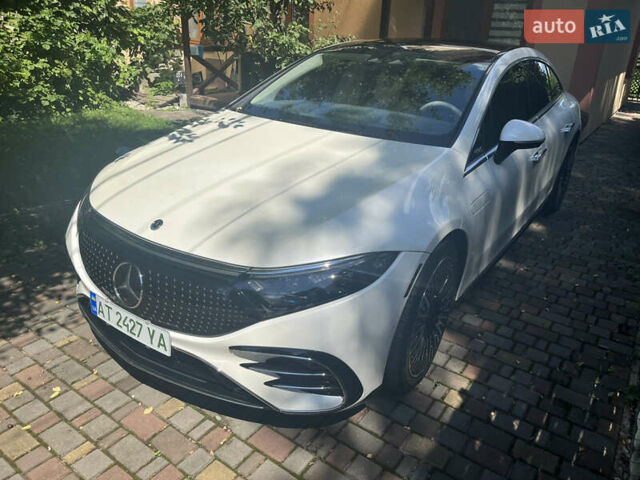 Белый Мерседес EQS, объемом двигателя 0 л и пробегом 55 тыс. км за 47900 $, фото 1 на Automoto.ua