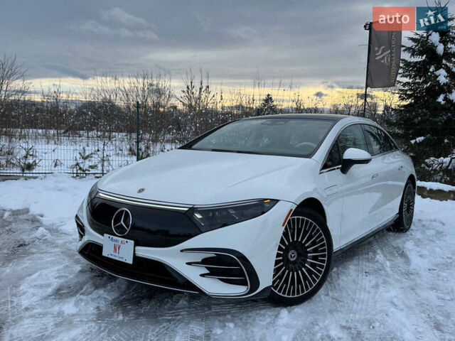 Білий Мерседес EQS, об'ємом двигуна 0 л та пробігом 25 тис. км за 48000 $, фото 4 на Automoto.ua