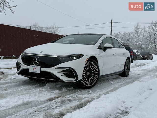 Белый Мерседес EQS, объемом двигателя 0 л и пробегом 25 тыс. км за 47850 $, фото 2 на Automoto.ua