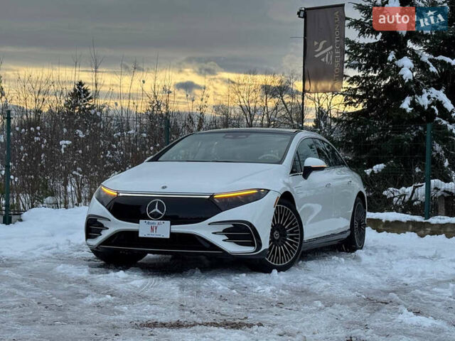 Білий Мерседес EQS, об'ємом двигуна 0 л та пробігом 25 тис. км за 48000 $, фото 3 на Automoto.ua