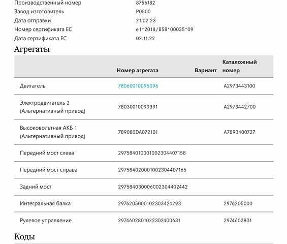 Белый Мерседес EQS, объемом двигателя 0 л и пробегом 29 тыс. км за 88800 $, фото 126 на Automoto.ua