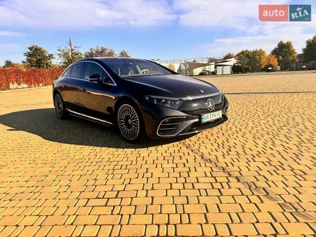 Черный Мерседес EQS, объемом двигателя 0 л и пробегом 48 тыс. км за 59900 $, фото 1 на Automoto.ua