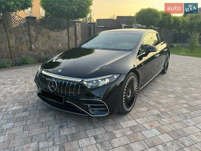 Черный Мерседес EQS, объемом двигателя 0 л и пробегом 37 тыс. км за 95000 $, фото 1 на Automoto.ua