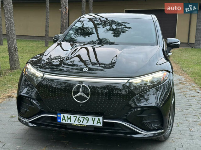 Черный Мерседес EQS, объемом двигателя 0 л и пробегом 20 тыс. км за 77700 $, фото 2 на Automoto.ua
