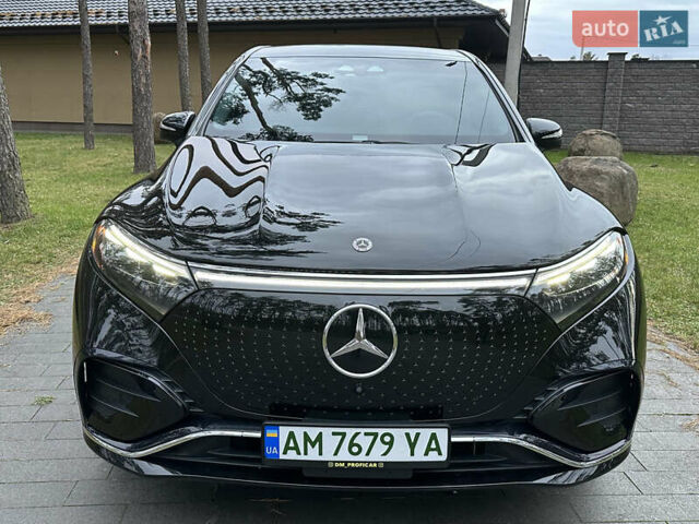 Черный Мерседес EQS, объемом двигателя 0 л и пробегом 20 тыс. км за 77700 $, фото 41 на Automoto.ua