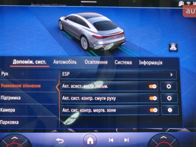 Мерседес EQS, объемом двигателя 0 л и пробегом 0 тыс. км за 110494 $, фото 35 на Automoto.ua