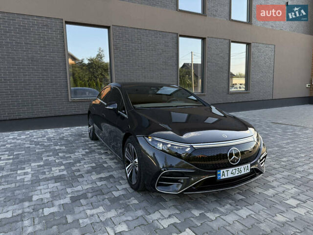 Серый Мерседес EQS, объемом двигателя 0 л и пробегом 13 тыс. км за 51000 $, фото 1 на Automoto.ua