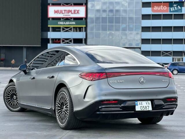 Серый Мерседес EQS, объемом двигателя 0 л и пробегом 20 тыс. км за 77499 $, фото 6 на Automoto.ua