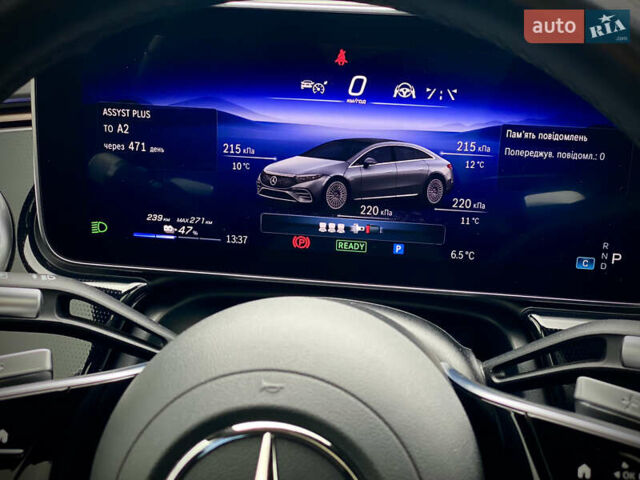 Серый Мерседес EQS, объемом двигателя 0 л и пробегом 65 тыс. км за 66990 $, фото 17 на Automoto.ua