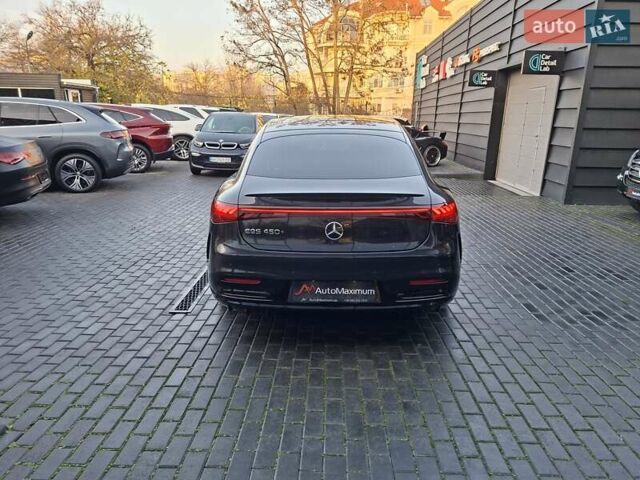 Серый Мерседес EQS, объемом двигателя 0 л и пробегом 14 тыс. км за 57900 $, фото 4 на Automoto.ua