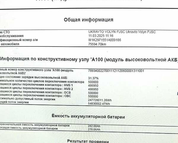 Серый Мерседес EQS, объемом двигателя 0 л и пробегом 80 тыс. км за 76000 $, фото 67 на Automoto.ua