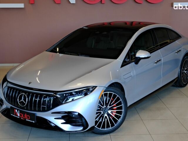 Серый Мерседес EQS, объемом двигателя 0 л и пробегом 28 тыс. км за 47900 $, фото 7 на Automoto.ua