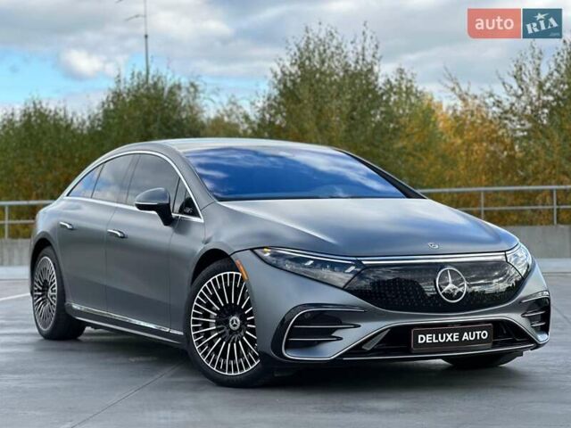 Серый Мерседес EQS, объемом двигателя 0 л и пробегом 20 тыс. км за 77499 $, фото 3 на Automoto.ua