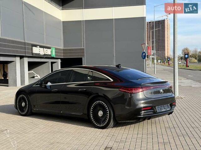 Серый Мерседес EQS, объемом двигателя 0 л и пробегом 1 тыс. км за 79900 $, фото 58 на Automoto.ua