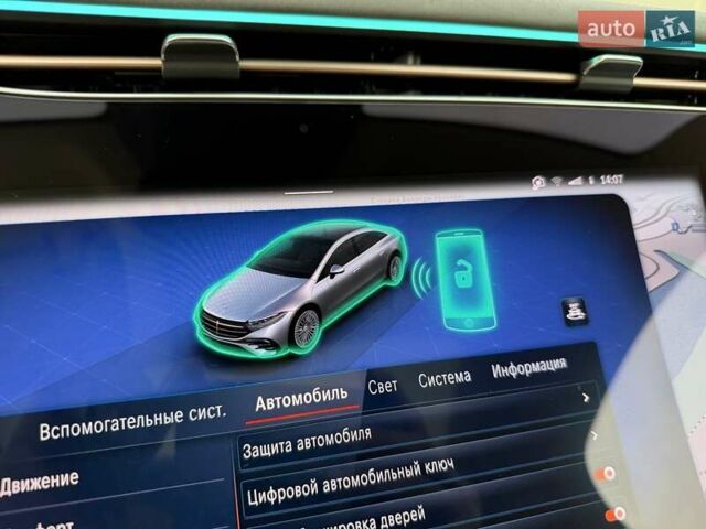 Серый Мерседес EQS, объемом двигателя 0 л и пробегом 1 тыс. км за 79900 $, фото 14 на Automoto.ua