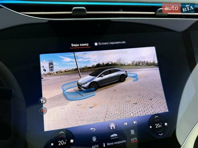 Серый Мерседес EQS, объемом двигателя 0 л и пробегом 1 тыс. км за 79900 $, фото 96 на Automoto.ua