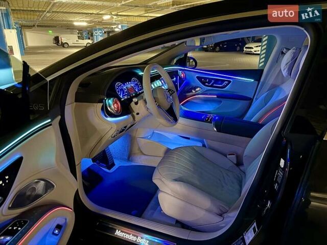 Серый Мерседес EQS, объемом двигателя 0 л и пробегом 1 тыс. км за 79900 $, фото 157 на Automoto.ua
