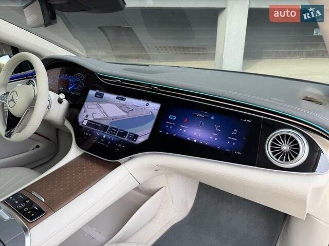 Серый Мерседес EQS, объемом двигателя 0 л и пробегом 1 тыс. км за 79900 $, фото 148 на Automoto.ua